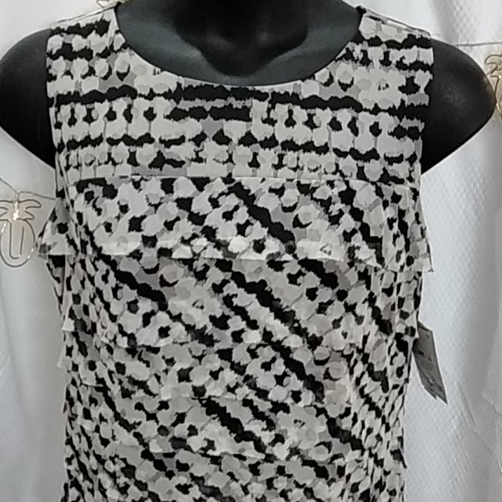 Phase7Seven Lined Mesh Sleeveless Dress